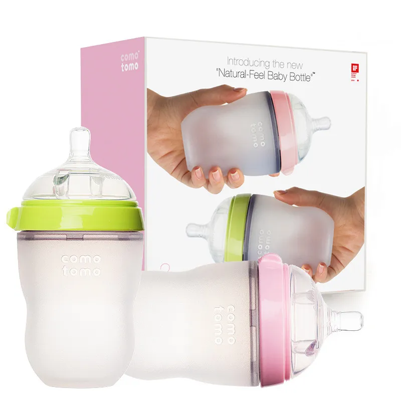 Baby feeding Bottle baby milk silicone bottle Silicone bottle children mamadeira nipple baby bottle