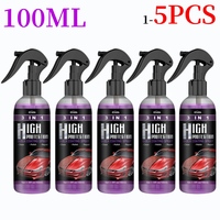 3 in 1 High Protection Quick Ceramic Coating Nano Spray Car Coating Wax Polishing Spray Plastic Refresh Fast Fine Scratch Repair