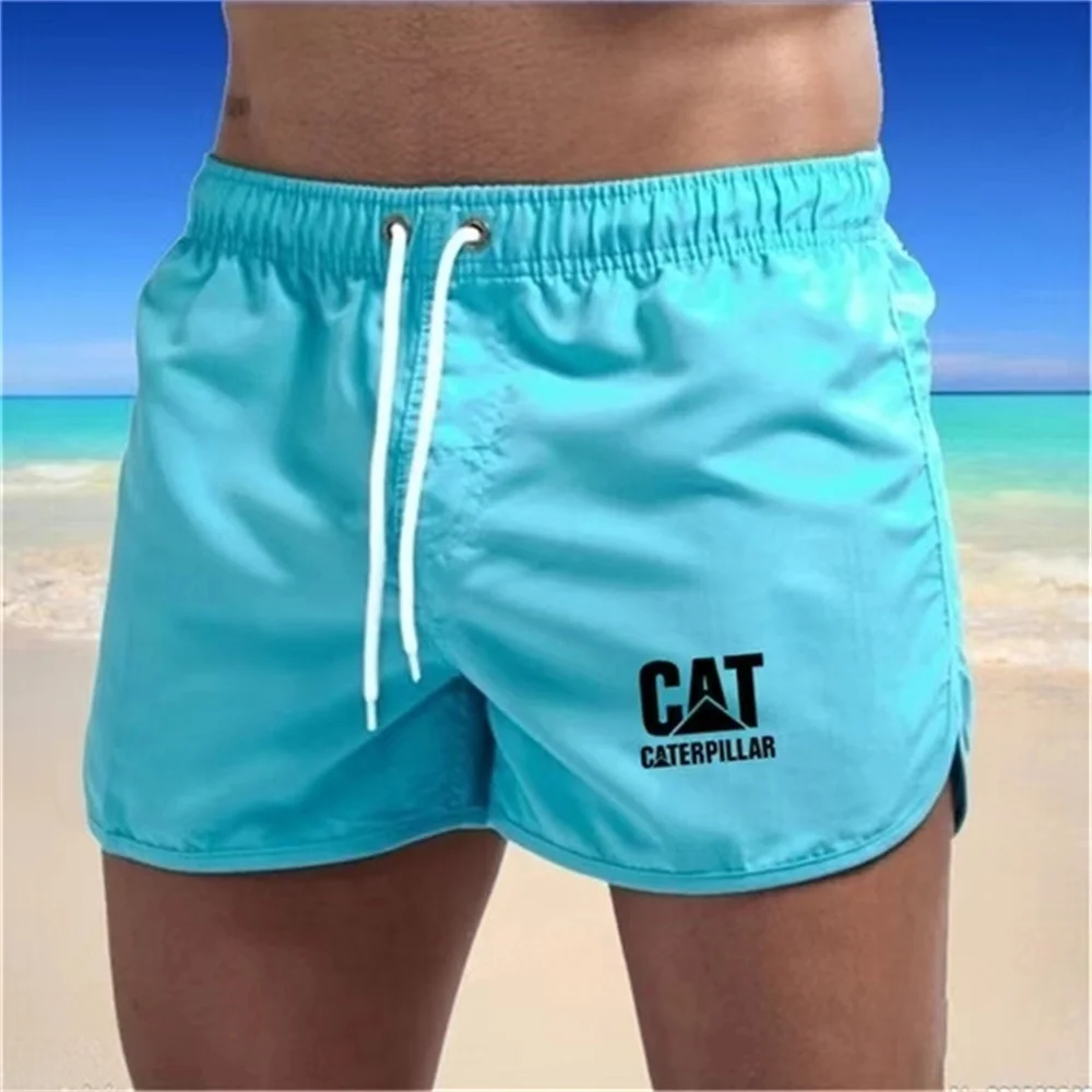 Summer men\'s beach shorts print Quick drying Breathable outdoor fitness jogging sexy shorts casual swimming trunks