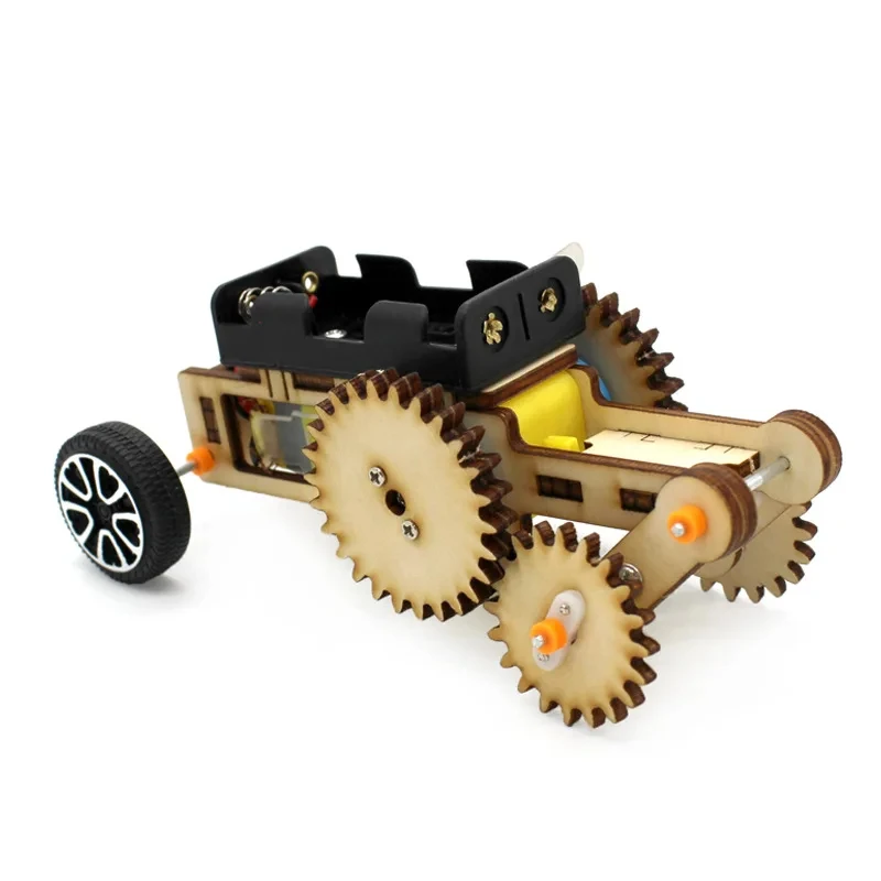 

Набор для сборки двухколесного автомобиля-робота DIY: развивающая игрушка для детей, научный эксперимент, трансмиссия, модель G176