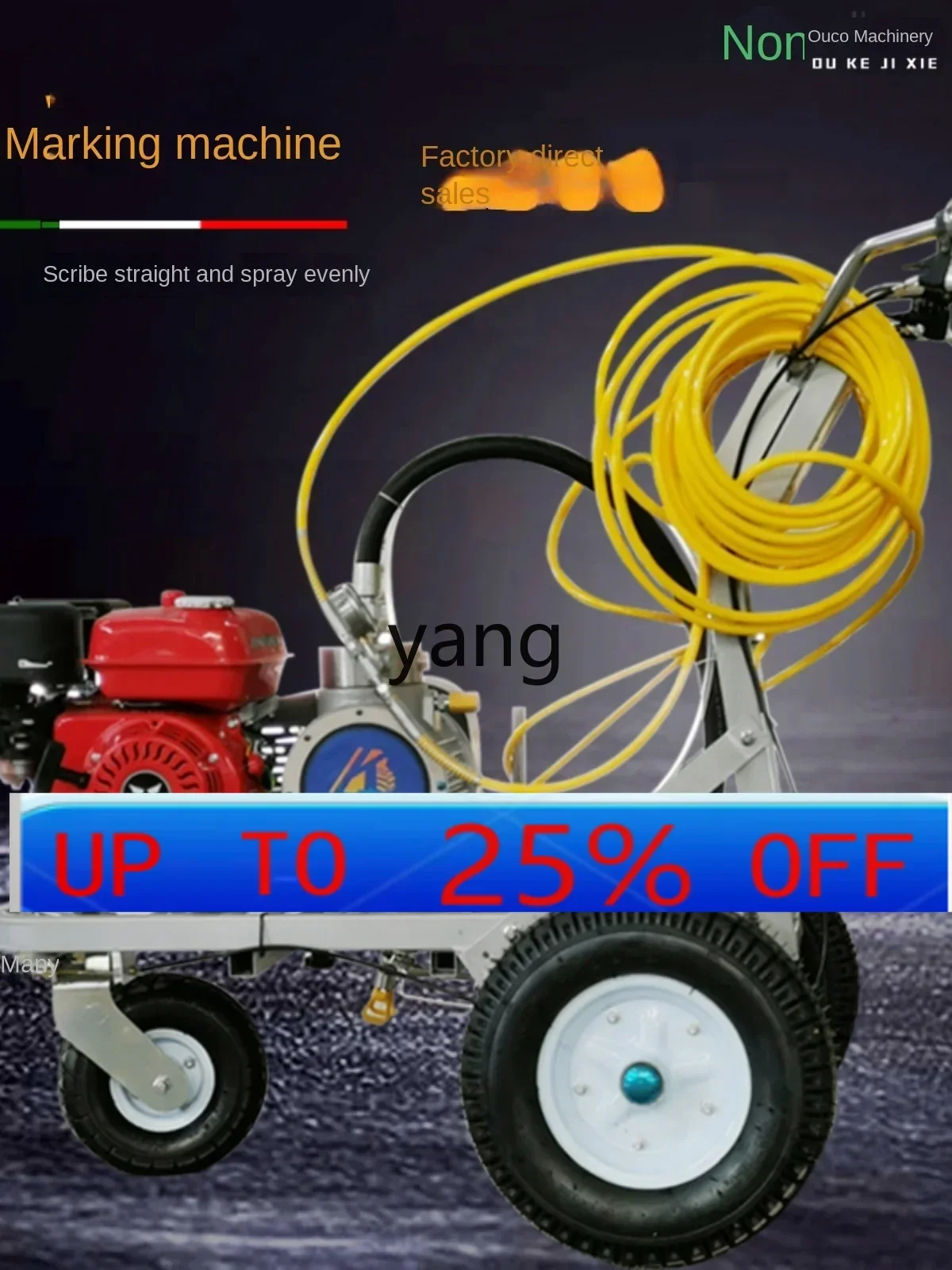 

CX hand-push road marking community parking space cold spray marking machine highway