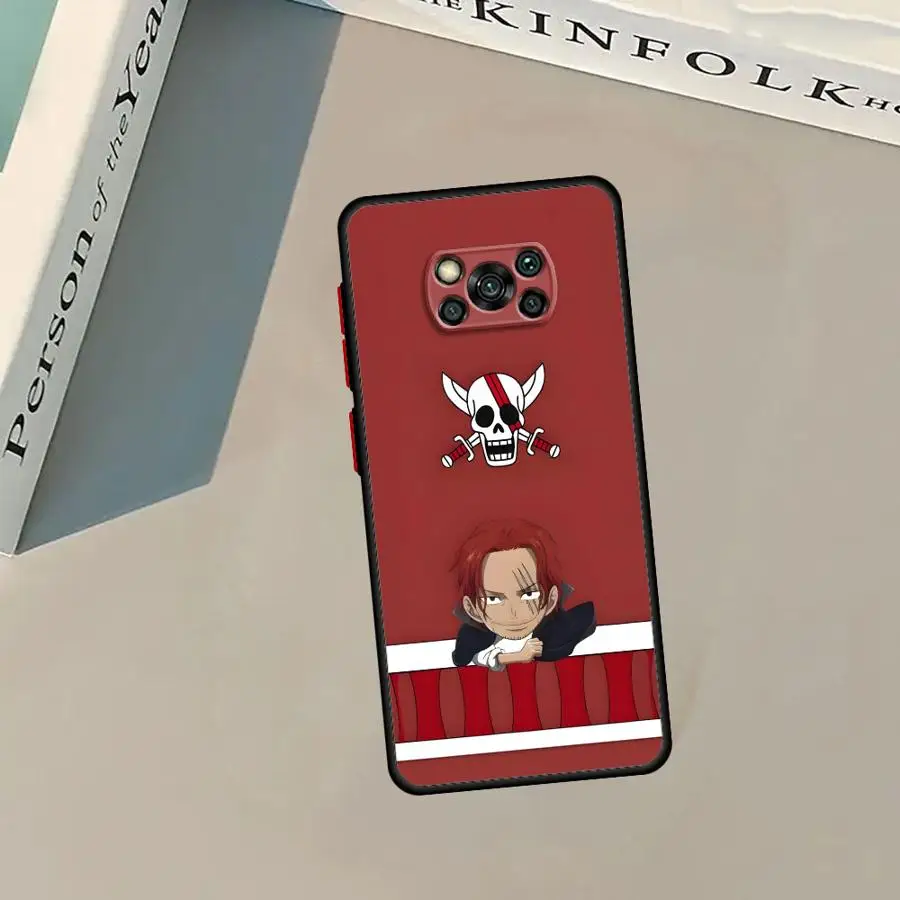 Capa traseira de telefone com logotipo fofo de uma peça para Xiaomi Poco C40 C51 X3 NFC C50 M5s F3 X3 X4 X5 Pro