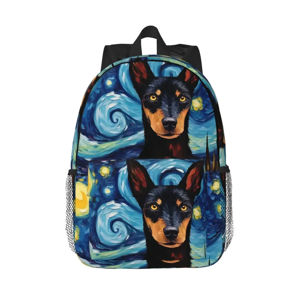 

Рюкзак A Kelpies Dog Starry Night, Лидер продаж, рюкзак большой емкости для мальчиков и девочек, сумка для книг, сумки на плечо для мужчин и женщин, школьная сумка