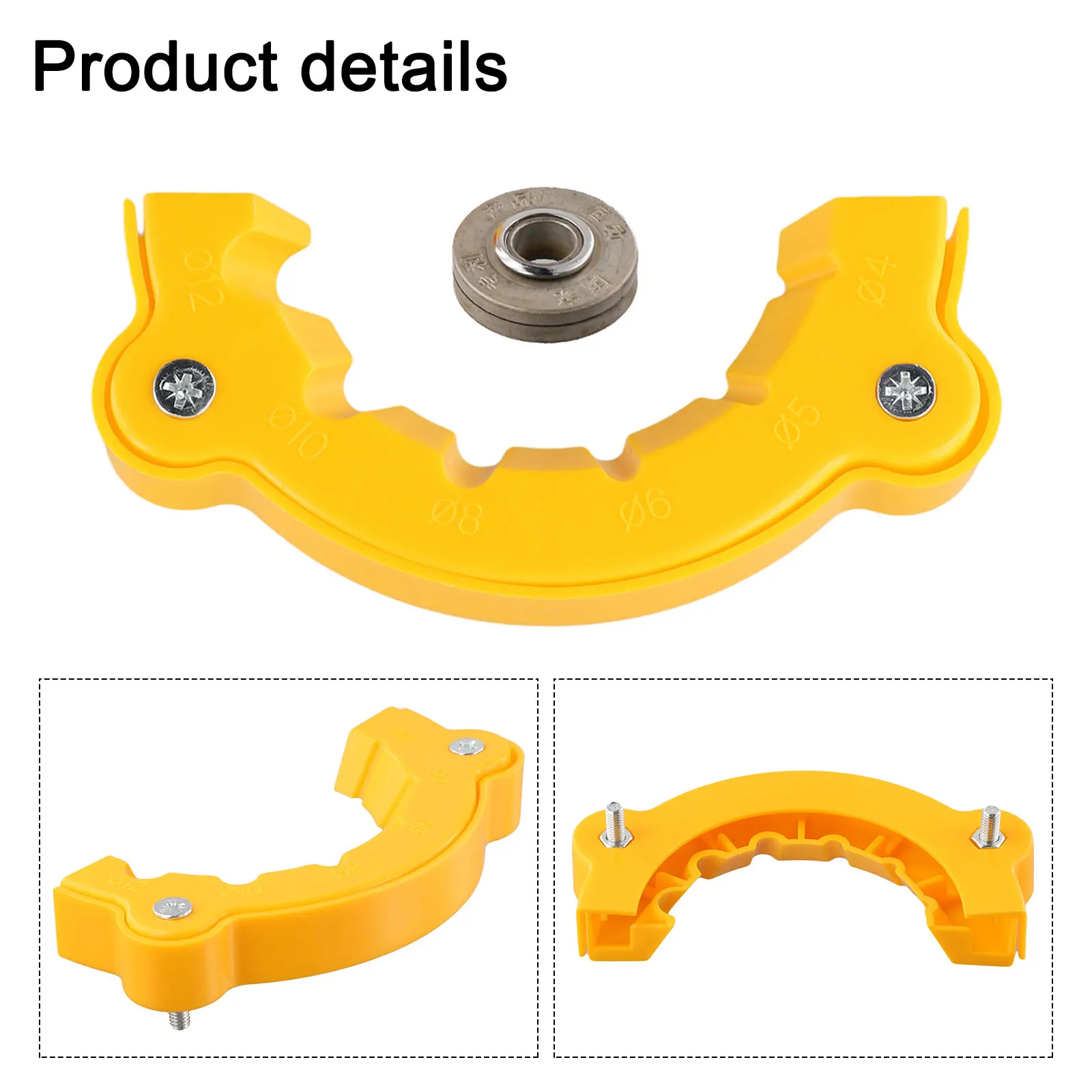 Affilatrice per punte da trapano da 3-12 mm Smerigliatrice per trapano Attacco per molatura di punte da trapano in plastica Staffa di perforazione Accessori per utensili elettrici