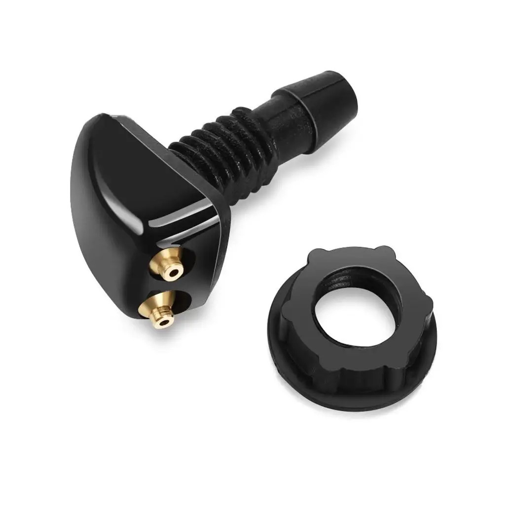 Windshield Washer Water Spray Nozzle Double Hole Universal Car Front Jet Cleaner Wiper Washer Fluid Replacement