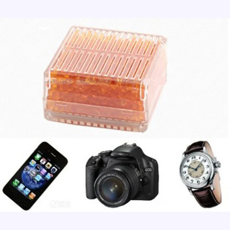 Silica Gel Desiccant Camera Car Moisture Absorber Beads Dehumidifying Box Camera Lens Dessicant Mouldproof Silk Cleaning Kit