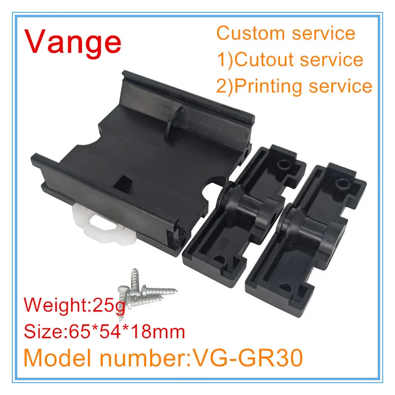 Vange din rail sensor housing box L*54*18mm ABS plastic project box view 2