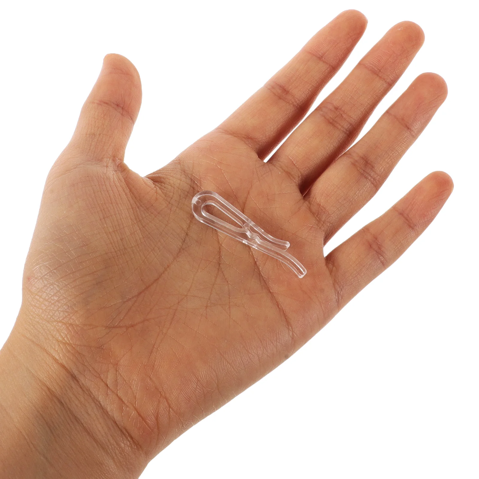 Plastic Transparent Clip Clear Multifunction Stockings Cloth Clip Toothed Clothespin for Shirt Bra Briefs Sock Pants