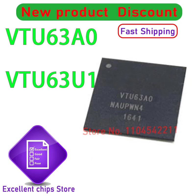 VTU63A0 VTU63AO VTU63U1 BGA Original Chip IC 2PCS/LOT