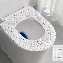 1-50pcs Disposable Toilet Seat Cover Non-woven Fabric Toilet Mat Seat Waterproof Soluble Water Todder Toilet Training Seat Cover