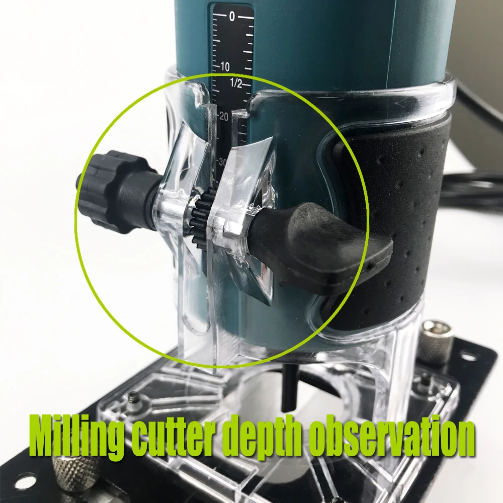 Woodworking Router Trimming Machine Bases Transparent Cover Adjustable Engraving Machine Protective Shell Used for Trimming