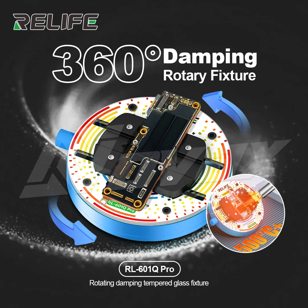 relife-rl-601q-pro-強化断熱ガラス固定具、モバイルマザーボードcupチップ用精密ic修理・固定ツール
