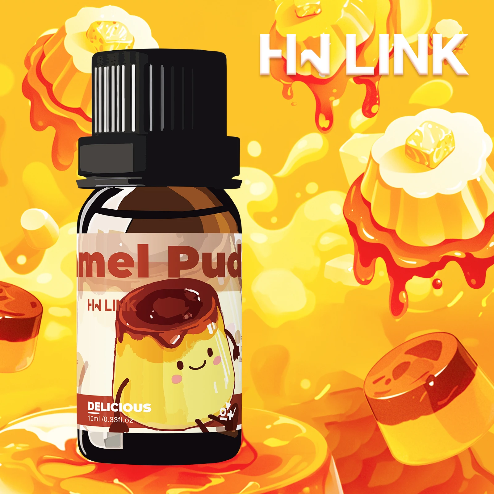 10ml Caramel Pudding Fragrance Oils Long-Lasting Fragrance For Candle Making,Humidifier, Diffusers