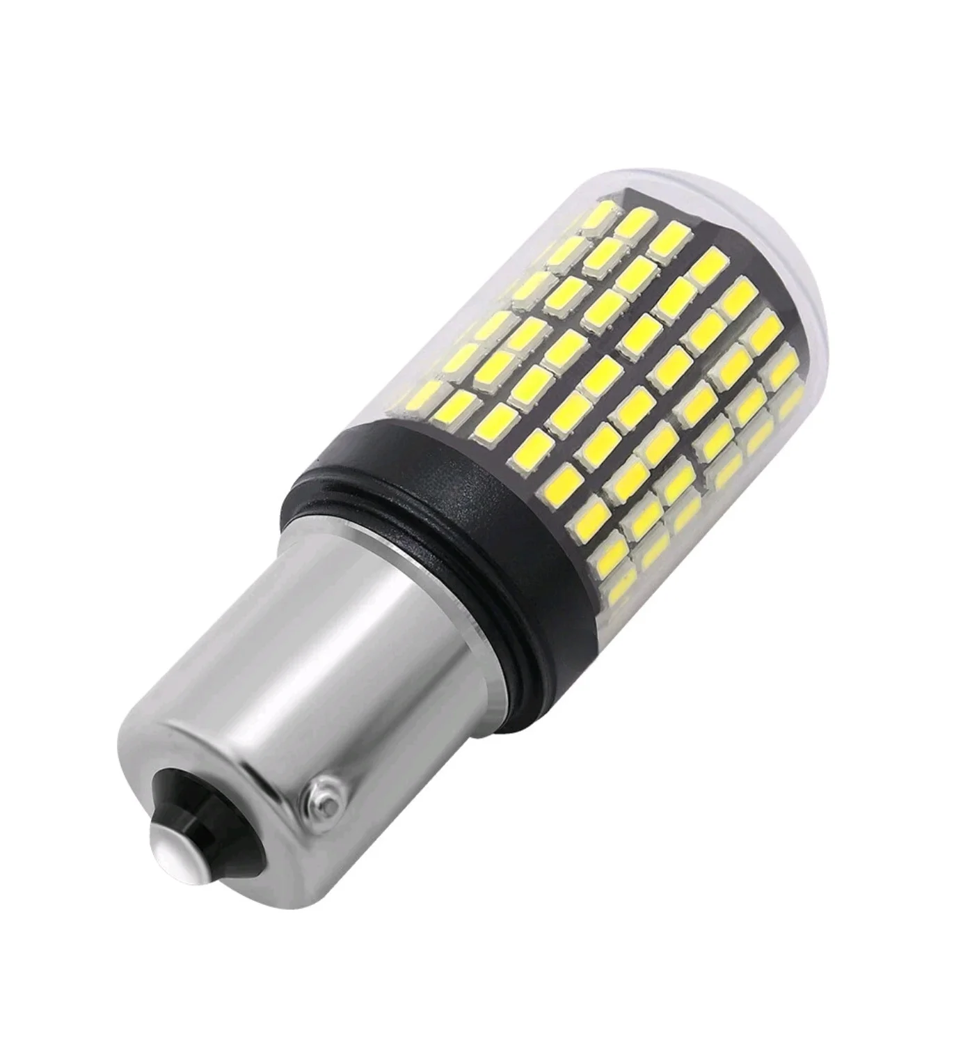 2025 update 1156 BA15S LED 144SMD Canbus White 20W Car Brake Reverse Lamp Tail Light Bulb
