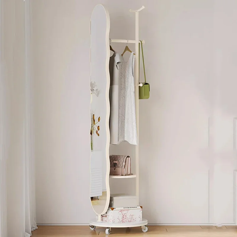 

Mirror Cheap Coat Racks Luxury Nordic Standing Open Clothes Space Saving Coat Racks Modern Porte Manteau Hallway Furniture