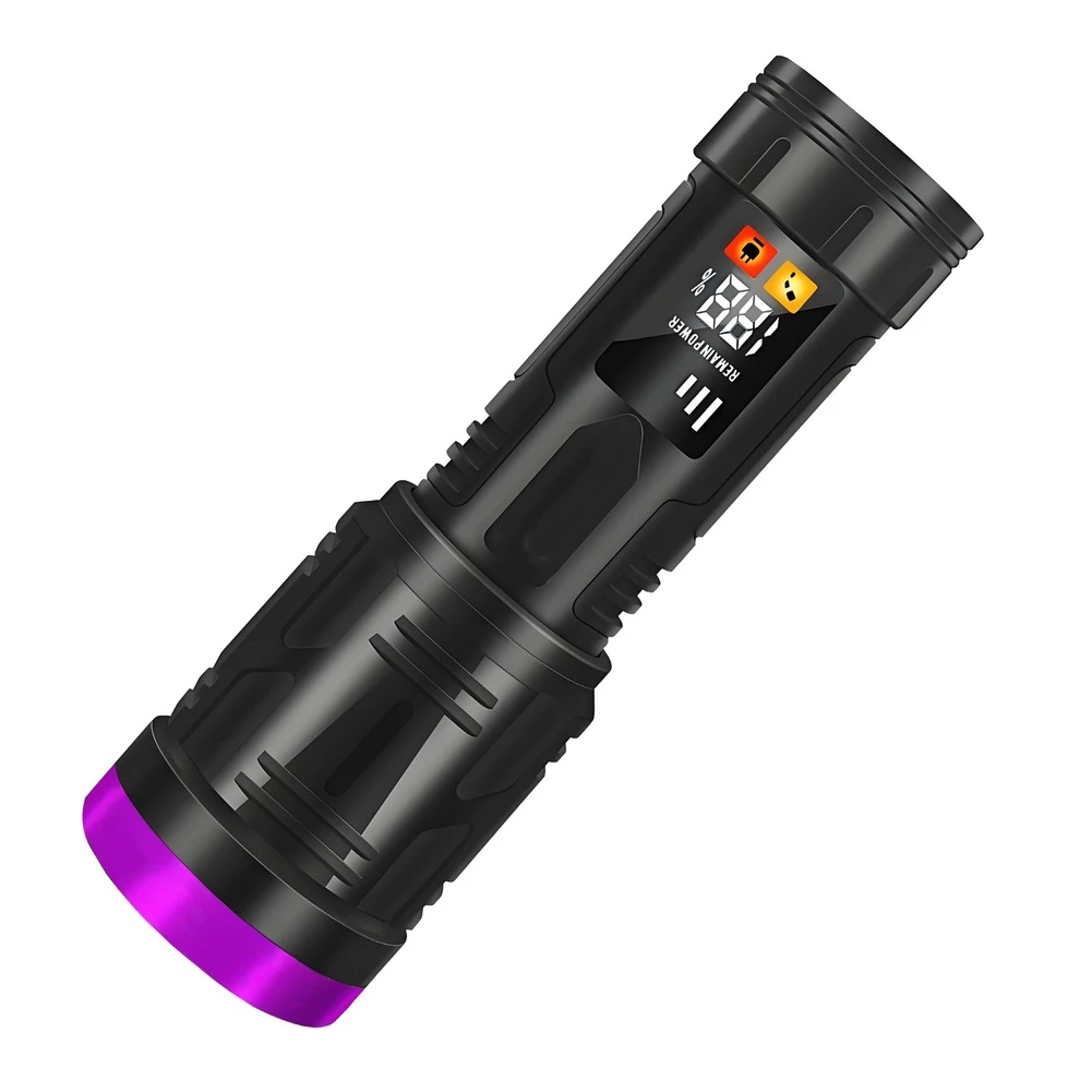 50W High Power Flashlight Portable Outdoor Camping USB Rechargeable Zoomable Aluminum Alloy Light Flashlight Outdoor Tools