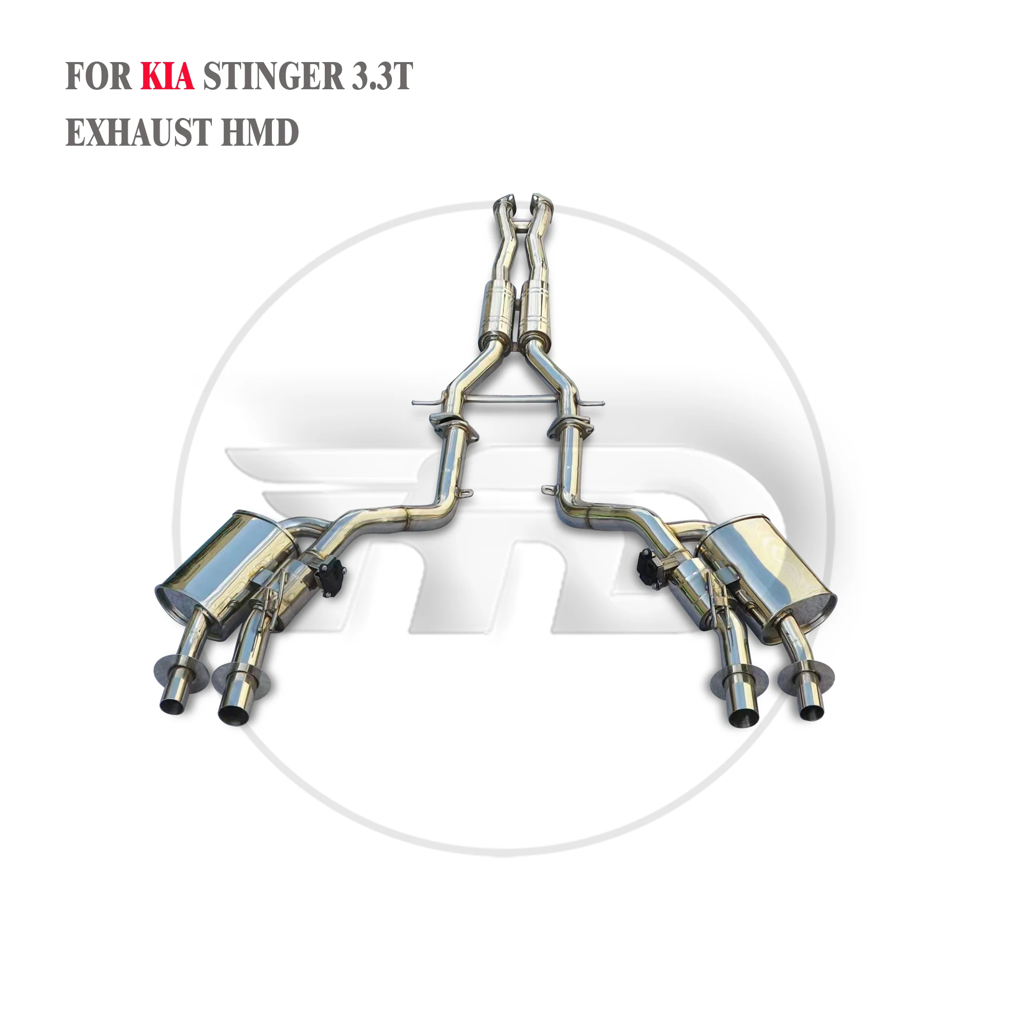 

HMD Stainless Steel Exhaust System Performance Catback for KIA Stinger GT 3.3T Muffler With Valve