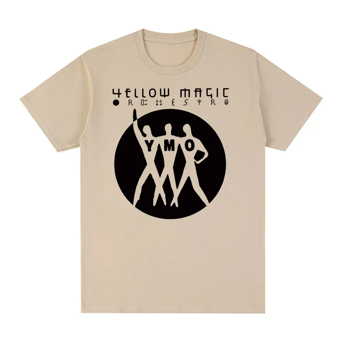 Yellow Magic Orchestra ymo Vintage T-shirt music debut electropop world Cotton Men T shirt New Tee Tshirt Womens Tops