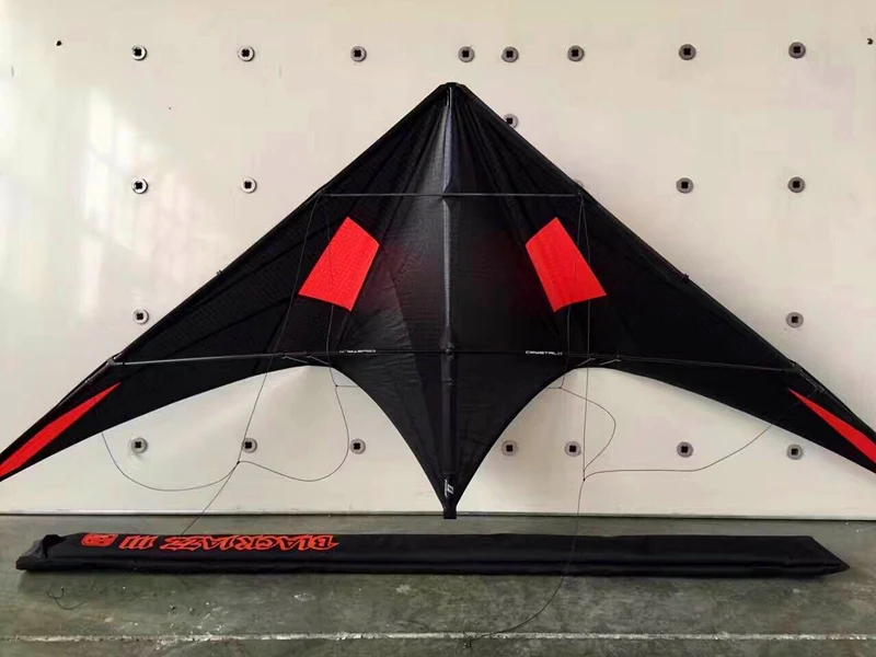 Cerf-volant professionnel à double ligne BlackDN 3, 240cm, jouet de sport, parachute, volant