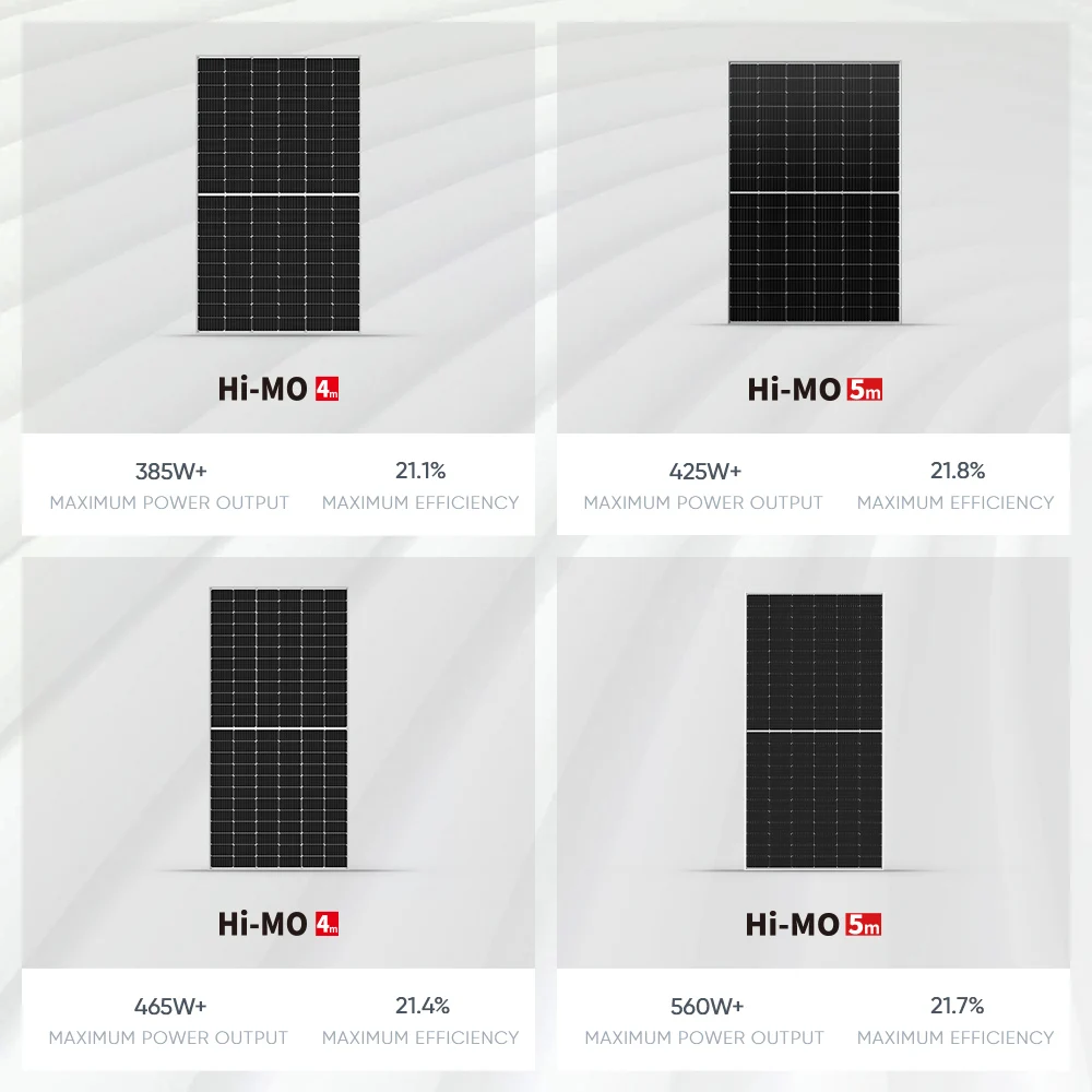 Longi Solar Panel Module Hi Mo 5 Series 455Wp 460Wp 550W Wp 560Wp Photovoltaic Half Cell PV Solar Panels Price