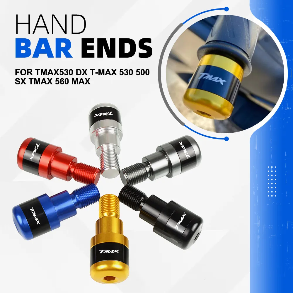 

TMAX Handle Bar Ends Grips Handlebar Plug Slider For YAMAHA TMAX530 DX T-MAX 530 500 SX TMAX 560 MAX TECH Motorcycle Accessories