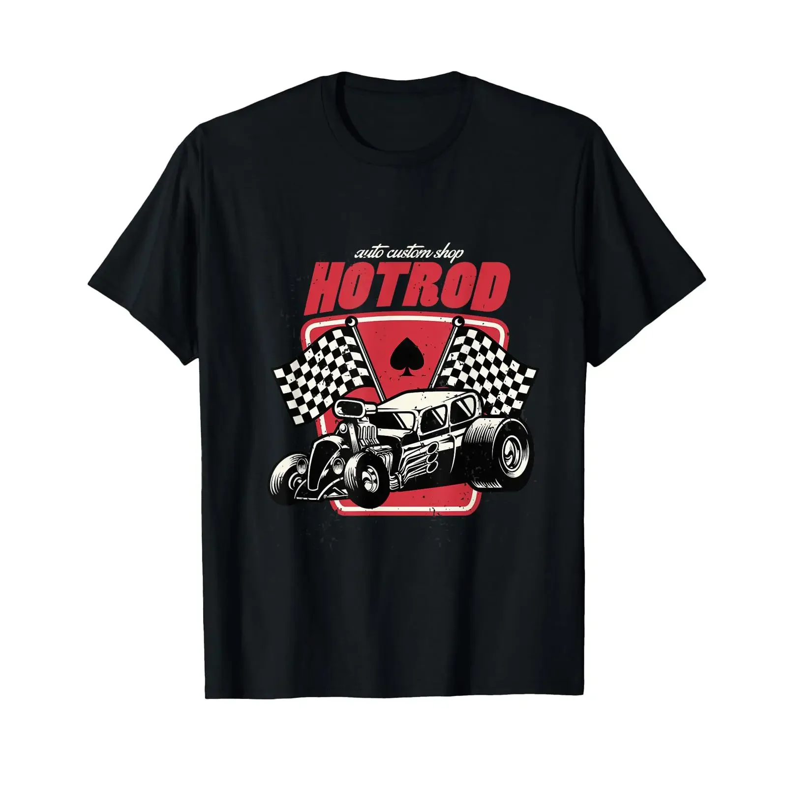 Hot Rod Car Shop Vehicle Custom Muscle Modification Tuning T Shirt vintage Washed Slightly Stylish fashion Casual streetwear