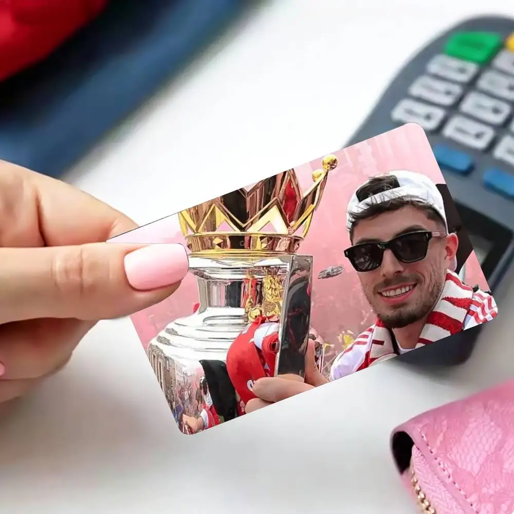 HANDSOME Kai L-Lukas H-Havertz 4pcs 1Set Card Stickers Small Waterproof Chip 4PCS Card Sticker