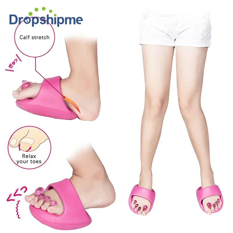 1 Double Adult Unisex Slimming Slippers for In/Out - Turned Feet! Correct O - Legs, X - Legs, Bowlegs & Clubfoot with Insoles