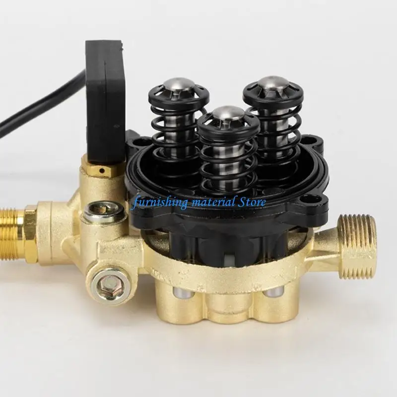 Y5GD Brass Pump Head Assembly Adapter Friendly Multiple Home Car Washer Models