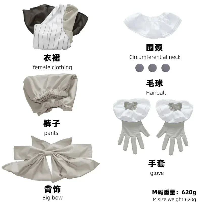 DY20Women Cosplay Dress It Pennywise Horror Pennywise el disfraz de payaso Bishoujo Ver Halloween Fancy Joker para niña Partyo ^ o825