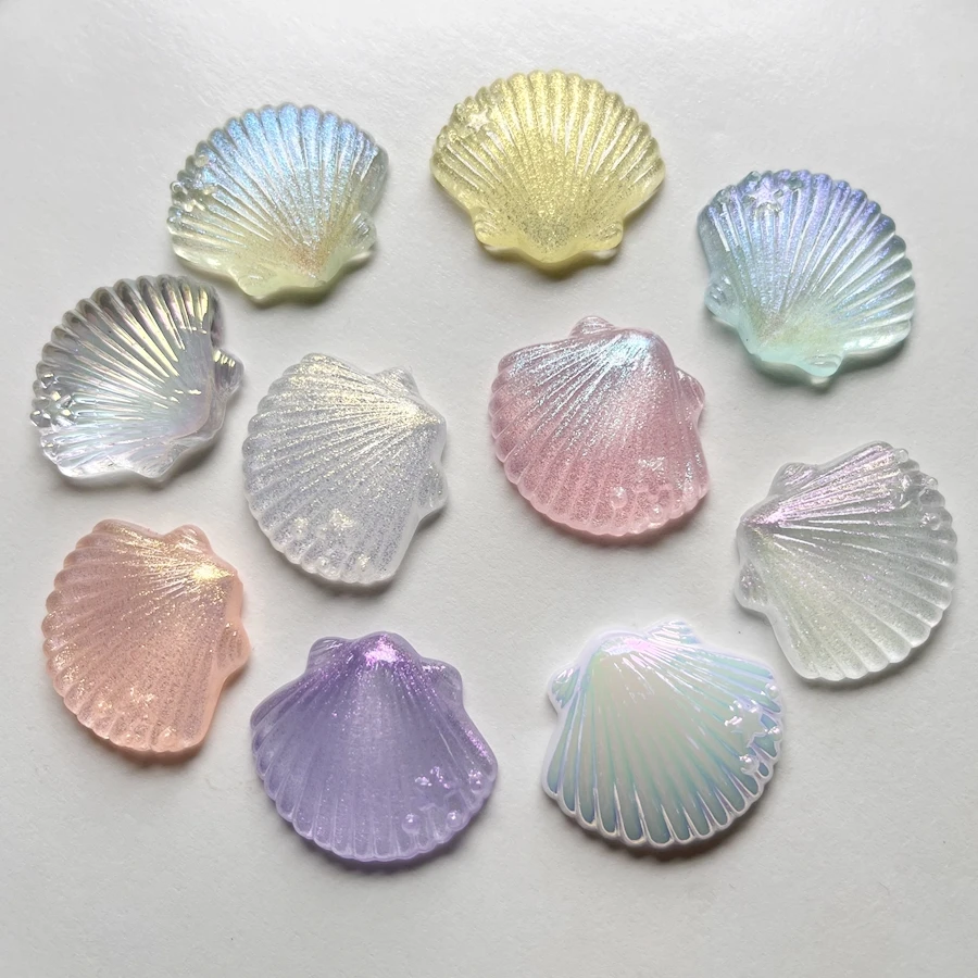 10pcs new sparkling Merman Shell Crystal Rhinestone diy hair accessories decorative accessories Jewelry decoration