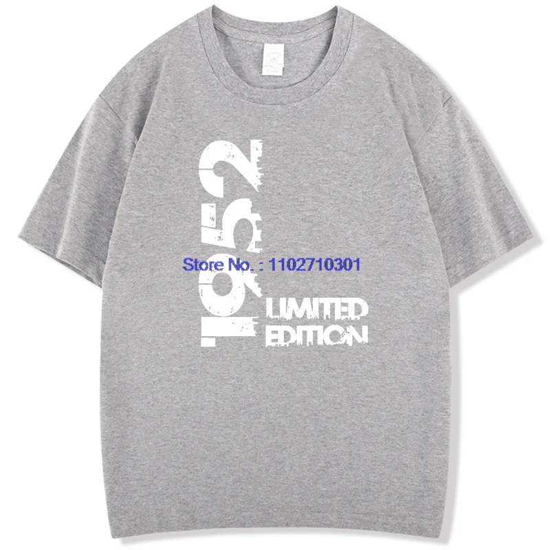 ولد في عام 1952 موضة هدايا عيد الميلاد تي شيرت قطن جديد قمصان وتي شيرت تي شيرت بلايز الصيف للجنسين ملابس الشارع الشهير تي شيرت #4