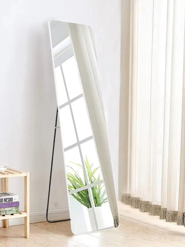 【Lifeideas】Aesthetic Large Dressing Mirror Dressing Plastic Design Full Body Mirror Bathroom Glass Wall Decoration