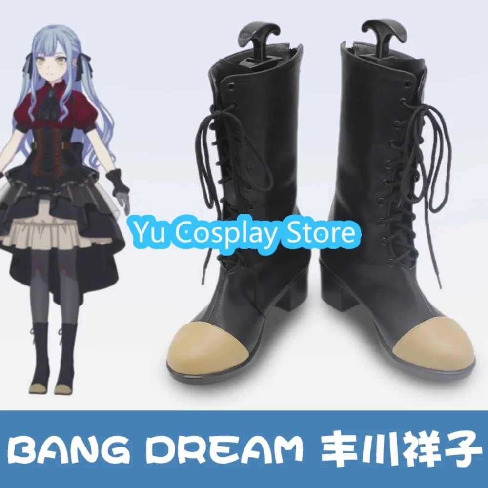 متجر يو كوسبلاي شوجو كاكو التأثيري أحذية أنيمي لعبة لعب الأدوار أحذية حفلة الهالوين