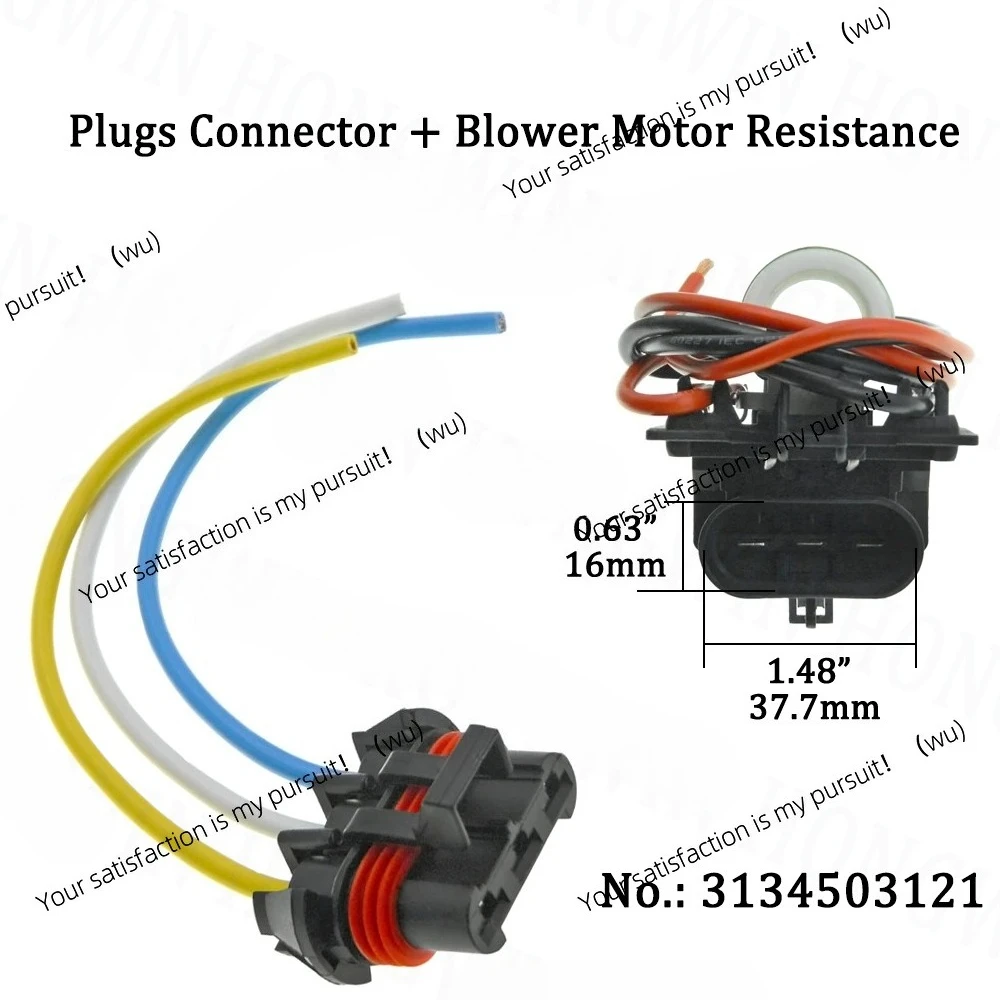 Diesel car radiator fan blower motor resistance, suitable for Chevrolet Cruze 2.0L Chevrolet Aveo T300 16454990 0130308103