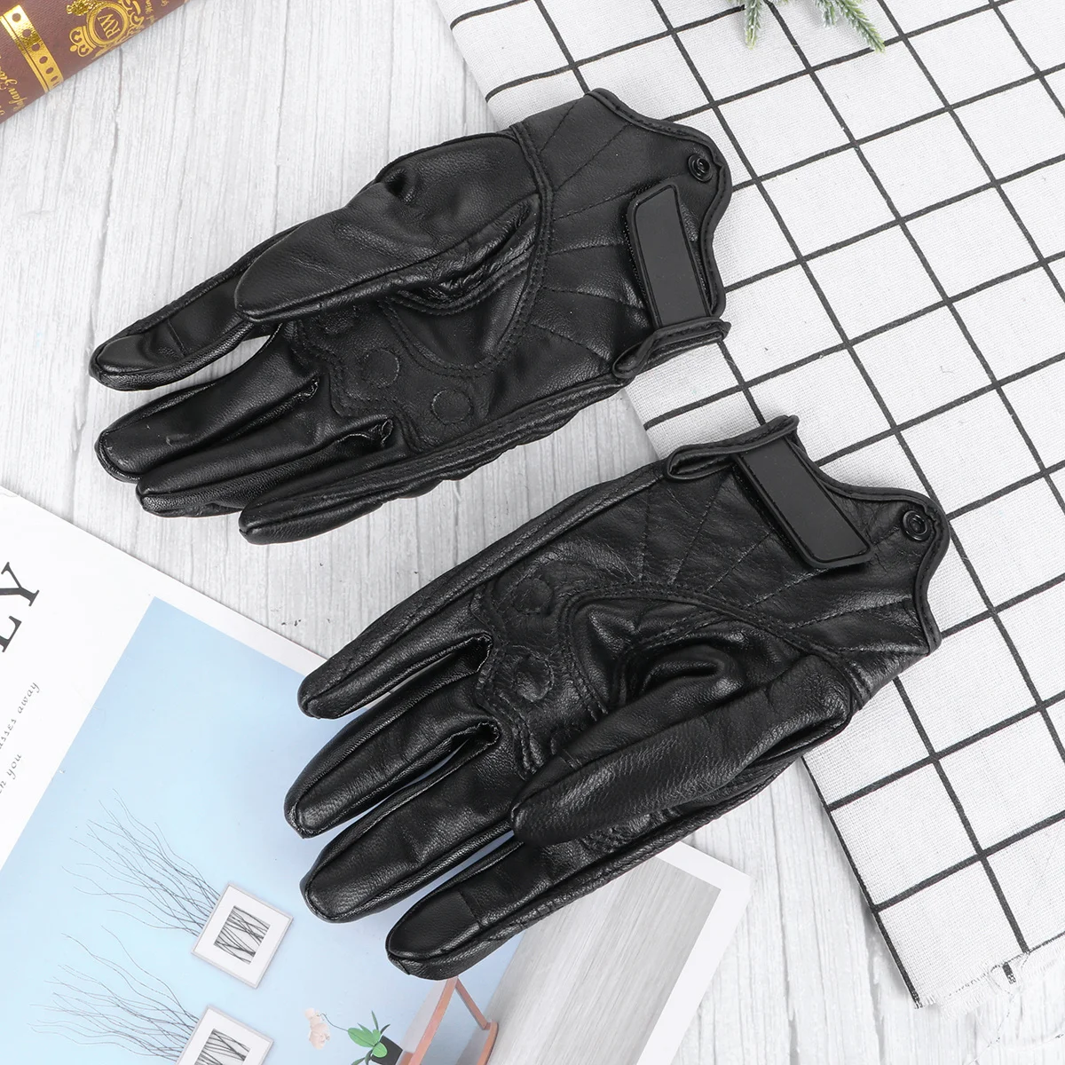 

Winter Motorcycle Gloves Black Size L Thicken Screen Outdoor Sports Protection Gloves