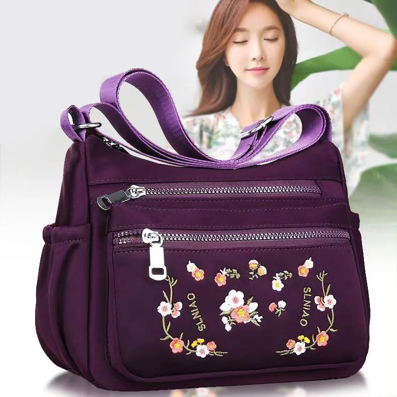 New Design Flower Patchwork Women Crossbody Bag Ladies Messenger Bag Fashion Female Single Shoulder Inclined Tote Shopper Bag