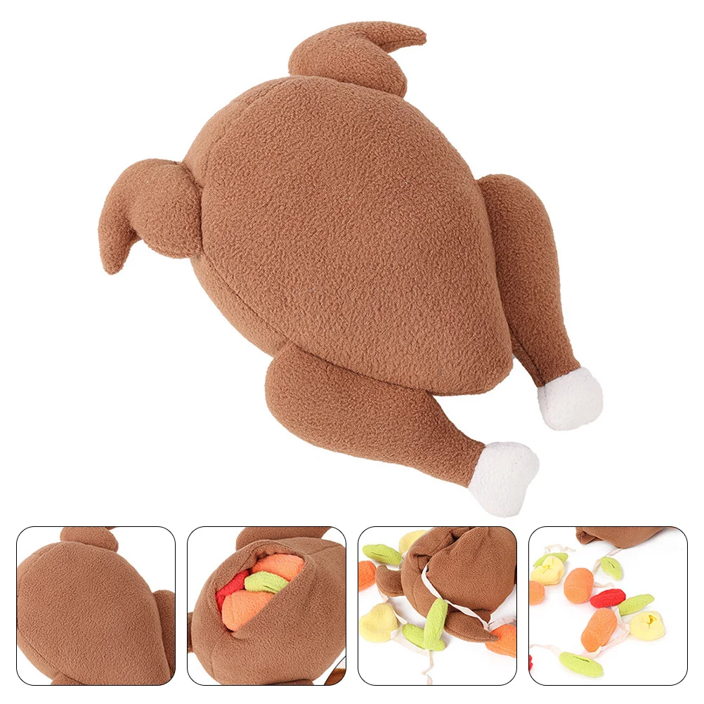 Pet Plush Toys Adorable Bite Resistant Biting Smelling Training Teething Animal