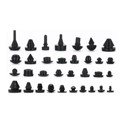 Solid Silicone Rubber Caps 2mm to 16mm T Type Plug Cover Snap-on Gasket Blanking End Caps Seal Stopper