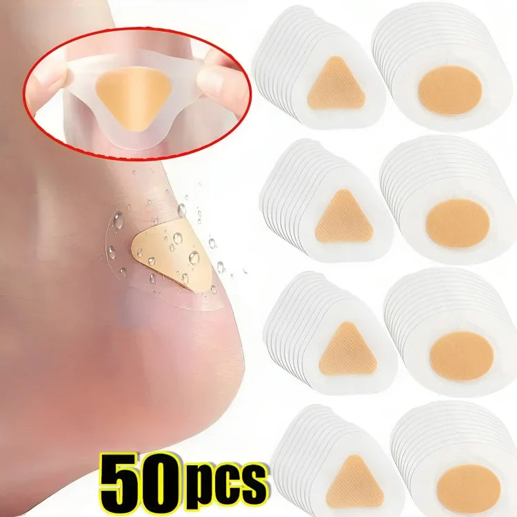 10/50PCS Gel Shoes Stickers Soft Hydrocolloid Pads Relief Pain Blisters Bunions Corns Calluses Friction Pressure Heel Pain Patch