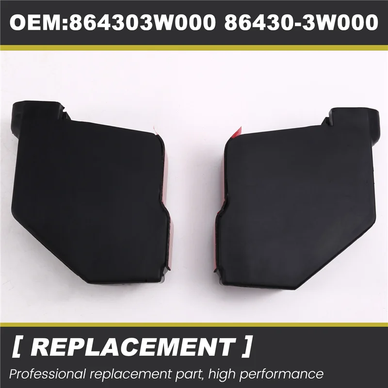 2 Pcs For Kia Sportage 2010-2015 Hood Seal Strip Plug Baffle Seal Plug 864303W000 86430-3W000