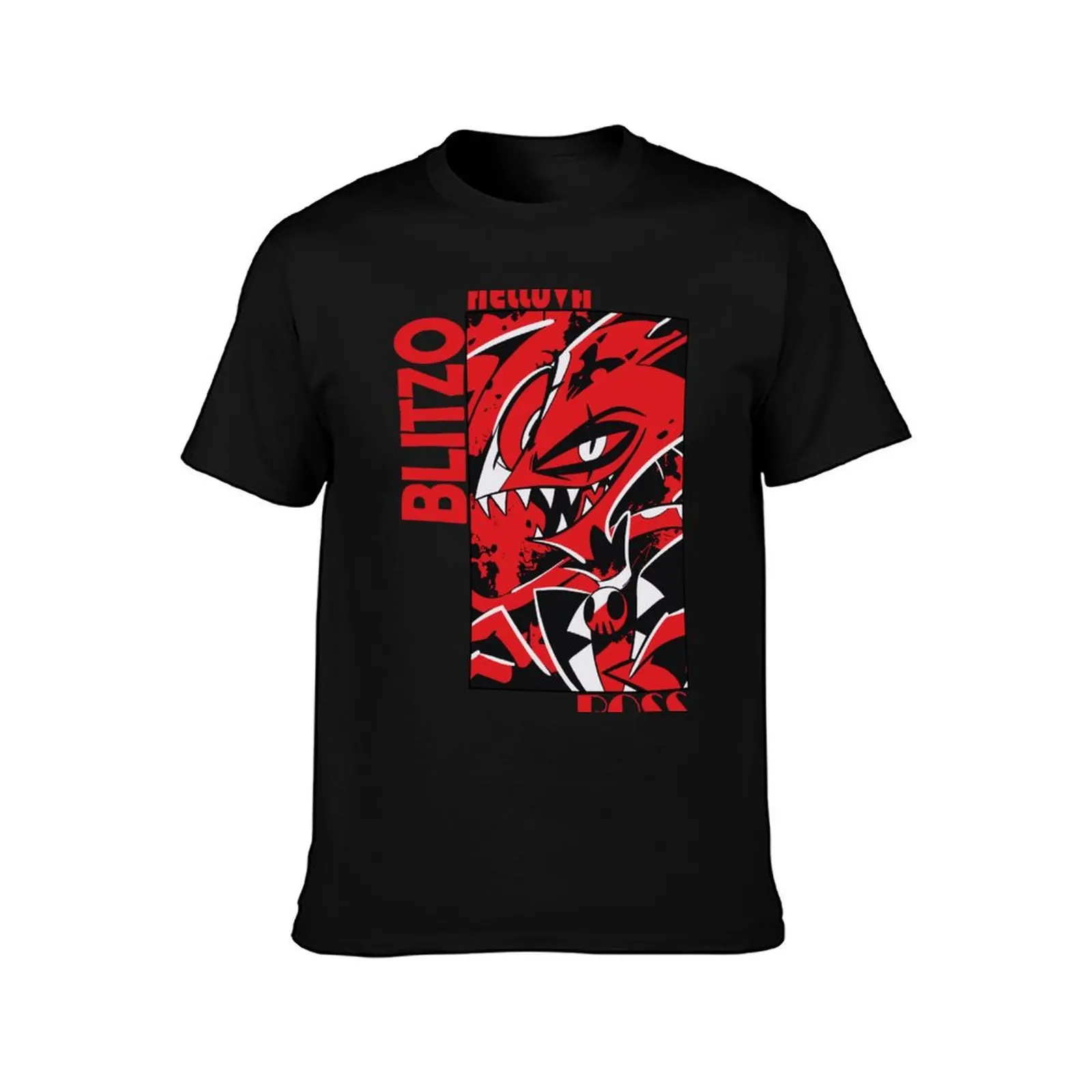 Helluva Boss Blitzo T-Shirt luxury t-shirt anime shirt oversized t shirts for men