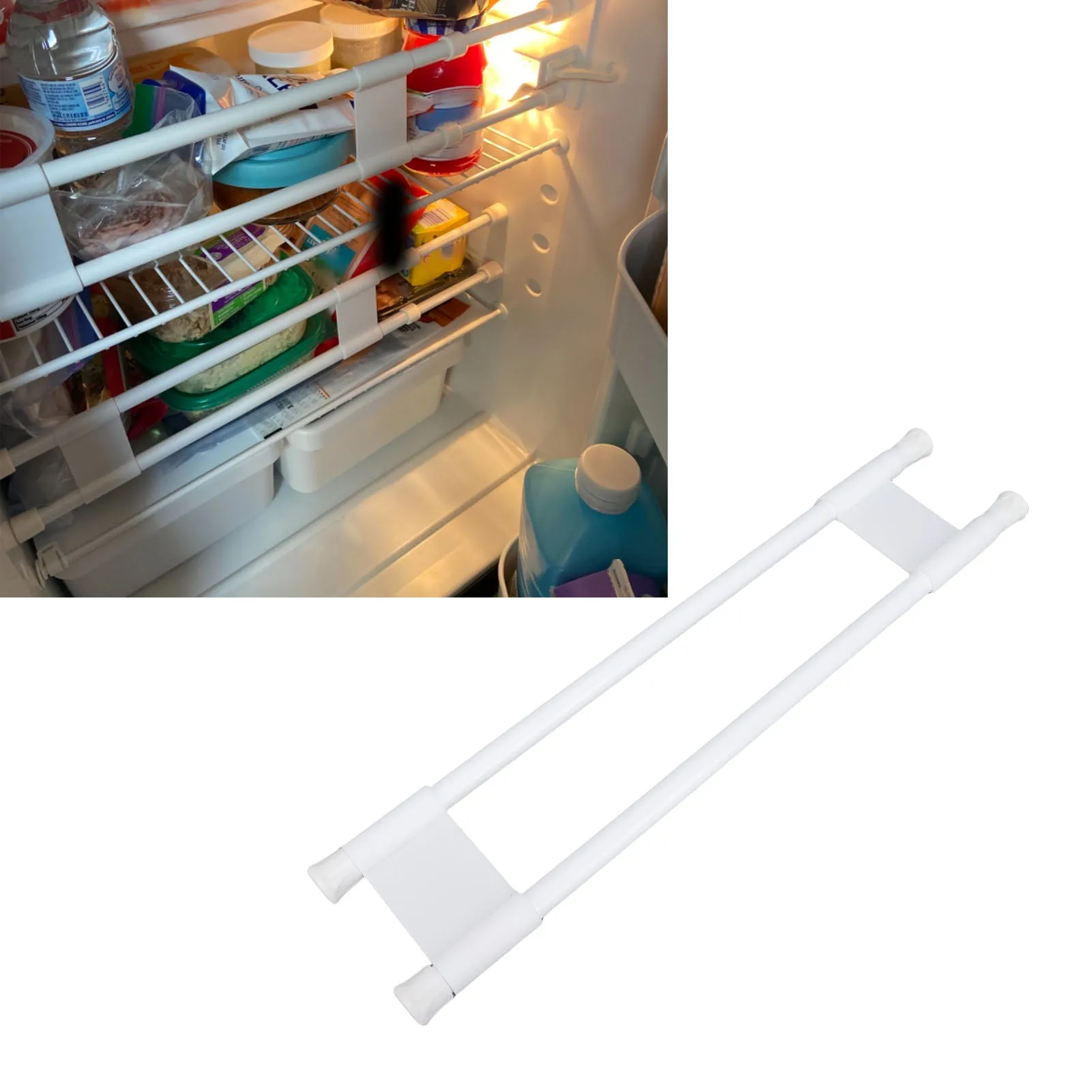 

Двухрядный стержень для холодильника на колесах, 16-28 дюймов, регулируемые натяжные стержни для холодильника на колесах для путешествий, натяжной стержень для холодильника на колесах