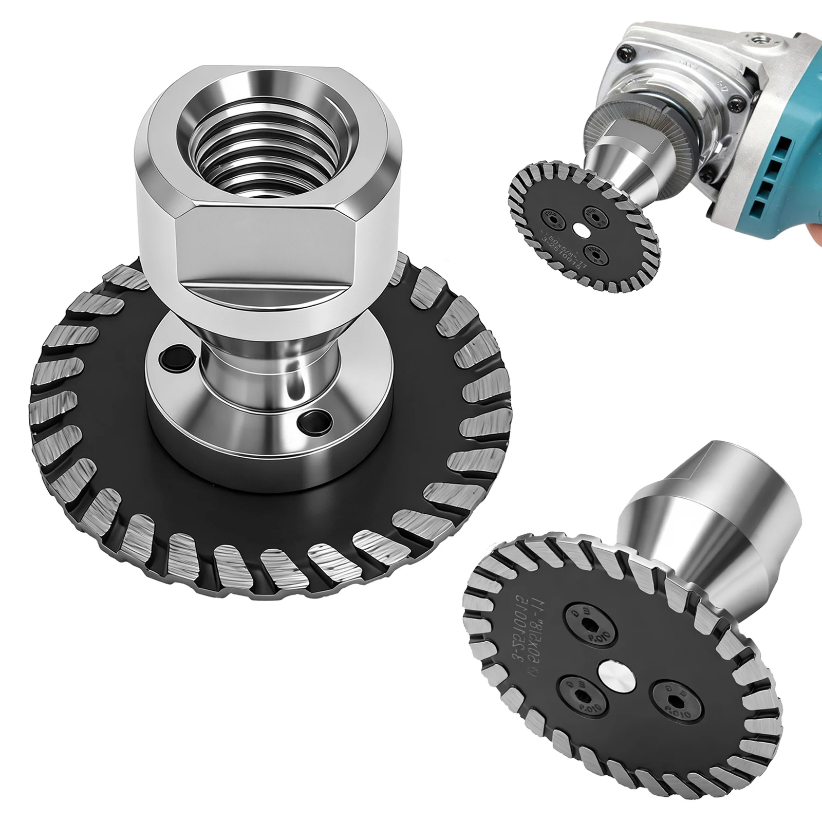 

Диск для угловой шлифмашины M14, 30/40/50 мм, отрезной, с съемным фланцем, для сухой и влажной резки, алмазный, для резьбы