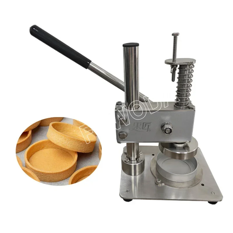 Good Quality Tray Egg Tart Forming Maker Machine Manual Mini Pie Egg Tart Shell Press Machine