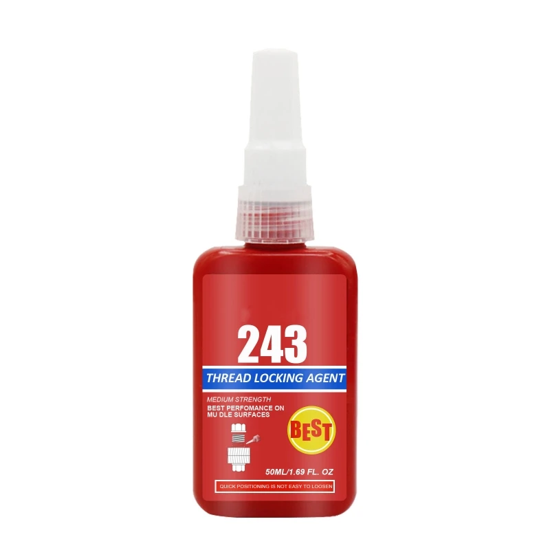 Thread Locking Agent Temperature Resistant High Strength Adhesive Sealant for Pipe Thread, 50ml/Bottle H7EC