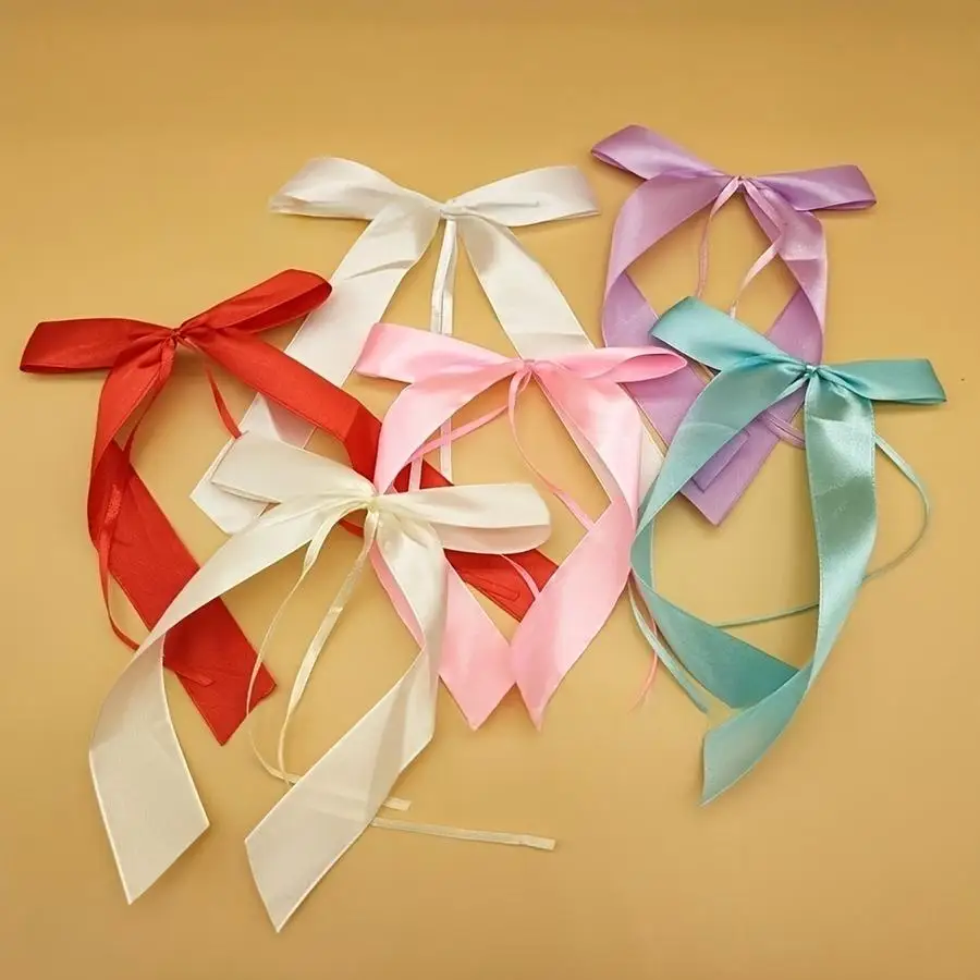 1/5/10/20/50/100pcs 20-Pack Wedding Car Decoration Bows, Tulle Valance Ties, European and American Party Wedding Festival Bows,