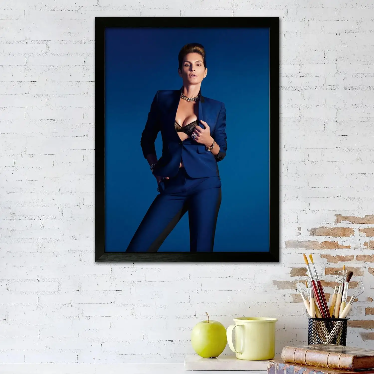 cindy crawford Canvas Art Poster and Wall Art, Picture Print, Modern Family, Bedroom Decor, Posters,Decorative painting