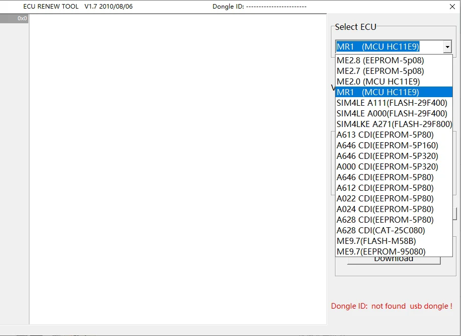 For Mercedes/MB ECU RENEW TOOL V1.7 Make used ECU Clean for Auto Binding Program for Resetting the ECU Support ME9.7 MR ME2.0