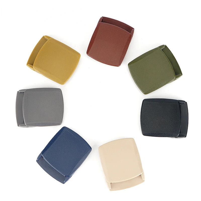 

New Men and Women 3.8cm Non-metallic Canvas Belt Buckle with Non-magnetic Nylon Belt Buckle Plastic Waist Fittings